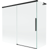 Paravan cadă Mexen Rox L cu 2 uși glisante 170 + 70 x 150 cm, transparent, negru - 8C9L-170-070-70-00
