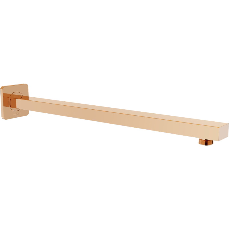 Mexen Cube braț de duș de perete 40 cm auriu roz - 79112-60
