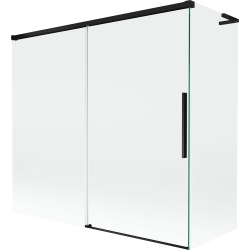 Mexen Rox L paravan de baie cu 2 uși glisante 170 + 80 x 150 cm, transparent, negru - 8C9L-170-080-70-00