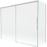 Mexen Rox paravan de baie cu 2 canaturi glisante 190 + 80 x 150 cm, transparent, nichel periat - 8C9-190-080-97-00