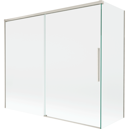 Mexen Rox paravan cadă de duș cu 2 canaturi glisante 180 + 90 x 150 cm, transparent, nichel periat - 8C9-180-090-97-00
