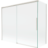 Mexen Rox paravan cadă de duș cu 2 canaturi glisante 180 + 90 x 150 cm, transparent, nichel periat - 8C9-180-090-97-00
