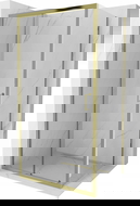 Mexen Apia cabină de duș culisantă 115 x 80 cm, transparentă, aurie - 840-115-080-50-00