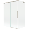 Mexen Rox L paravan de baie cu 2 uși glisante 120 + 70 x 150 cm, transparent, nichel periat - 8C9L-120-070-97-00