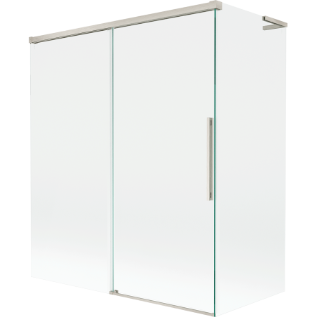 Mexen Rox L paravan de baie cu 2 uși glisante 140 + 70 x 150 cm, transparent, nichel periat - 8C9L-140-070-97-00