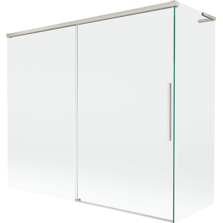 Mexen Rox L paravan pentru cadă, glisant cu 2 aripi 180 + 80 x 150 cm, transparent, nichel periat - 8C9L-180-080-97-00