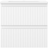 Mexen Rivel dulap baie 50 cm cu lavoar Otis, 2 sertare, canelat, alb mat - 91A20-05047-2-BFF01-W18M01