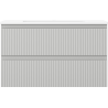 Mexen Rivel dulap baie 80 cm cu chiuvetă Otis, 2 sertare, riflate, gri mat/alb mat - 91A20-08047-2-BFF62-W18M01