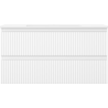 Mexen Rivel dulap de baie 90 cm cu chiuvetă Otis, 2 sertare, canelat, alb mat - 91A20-09047-2-BFF01-W18M01