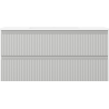 Mexen Rivel dulap baie 100 cm cu lavoar Otis, 2 sertare, cu caneluri, gri mat/alb mat - 91A20-10047-2-BFF62-W18M01