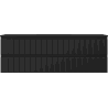 Mexen Rivel dulap pentru baie 140 cm cu lavoar Otis, 2 sertare, profilat, negru mat - 91A20-14047-2-BFF71-W18M71