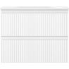 Mexen Rivel dulap baie 60 cm cu chiuvetă Vela, 2 sertare, canelat, alb mat - 91A20-06047-2-BFF01-W23M01