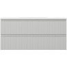 Dulap Mexen Rivel de baie 100 cm cu lavoar Vela, 2 sertare, canelat, gri mat/alb mat - 91A20-10047-2-BFF62-W23M01