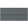 Mexen Rivel dulap de baie 100 cm cu lavoar Vela, 2 sertare, cu caneluri, grafit mat/alb mat - 91A20-10047-2-BFF66-W23M0