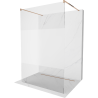 Mexen Kioto panou de duș freestanding 100 x 200 cm, transparent/mat 8 mm, aur roz - 800-100-002-60-35