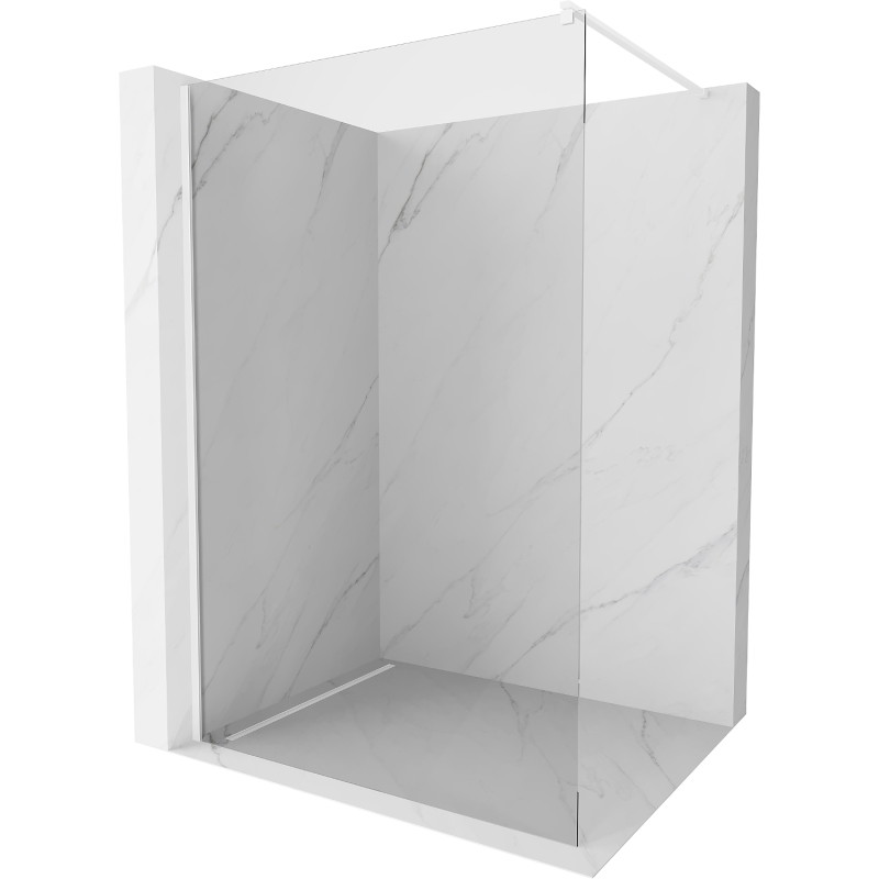 Mexen Kioto Panou de duș Walk-in 60 x 200 cm, transparent 8 mm, alb - 800-060-101-20-00