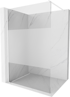 Mexen Kioto Perete de duș Walk-in 70 x 200 cm, transparent/mat 8 mm, albă - 800-070-101-20-35