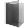 Mexen Kioto perete de duș Walk-in 90 x 200 cm, grafit 8 mm, alb - 800-090-101-20-40