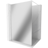 Mexen Kioto Walk-in zuhanyfal 70 x 200 cm, tükör 8 mm, fehér - 800-070-101-20-50