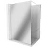 Mexen Kioto Walk-in zuhanyfal 100 x 200 cm, tükör 8 mm, fehér - 800-10-101-20-50