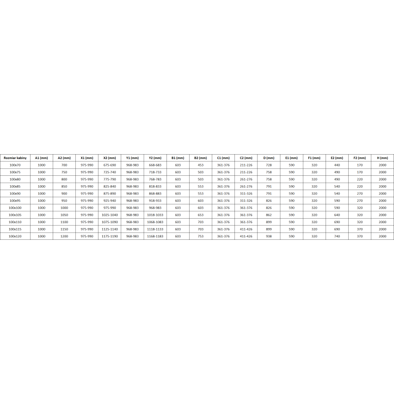 Mexen Mist Duo nyíló zuhanykabin 100 x 100 cm, átlátszó, kefélt réz - 8A4-100-100-65-00