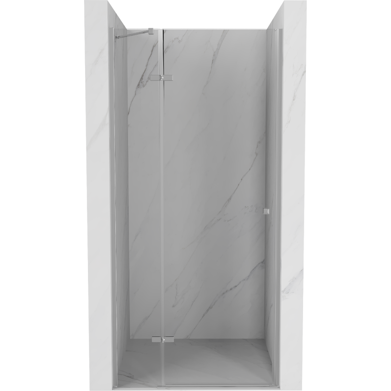 Mexen Roma ușa de duș cu balamale 70 cm, transparent, Crom - 854-070-000-01-00