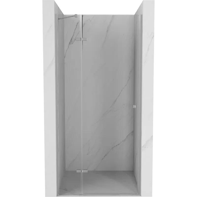 Mexen Roma ușă de duș batantă 90 cm, transparentă, crom - 854-090-000-01-00