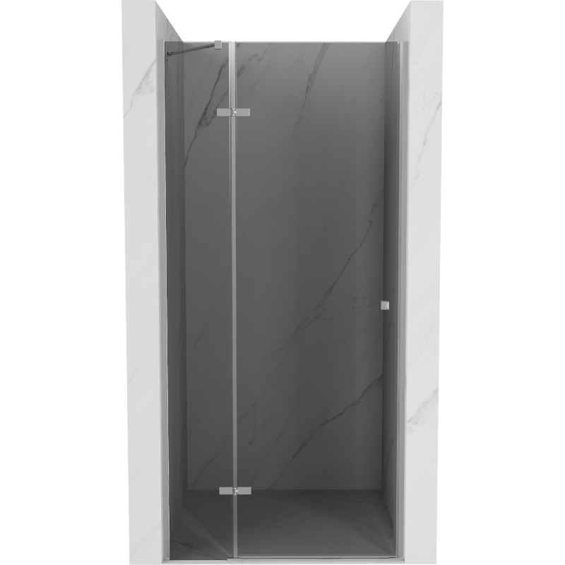 Mexen Roma ușa de duș cu balamale 70 cm, Grafit, Crom - 854-070-000-01-40