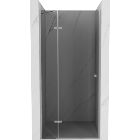 Mexen Roma lengő zuhanyajtó 70 cm, Sötétszürke, Króm - 854-070-000-01-40