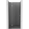 Mexen Roma 80 cm-es, grafit, krómozott, nyíló zuhanyajtó - 854-080-000-01-40