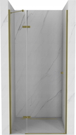 Mexen Roma ușa de duș cu balamale 100 cm, transparent, Aurie - 854-100-000-50-00