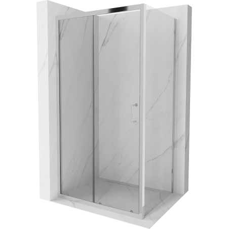 Mexen Apia cabină de duș extensibilă 100 x 90 cm, transparent, Crom - 840-100-090-01-00