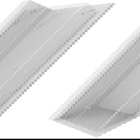 Mexen Roma cabină de duș cu ușă batantă 105 x 80 cm, transparentă, crom - 854-105-080-01-00