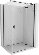 Mexen Mist H T cabină de duș cu deschidere dreapta 85 x 110 cm, transparent, negru - 8A5T-085-110-70-00-P
