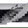 Mexen Apia cabină de duș extensibilă 100 x 100 cm, transparent, Crom + cadă de duș Flat, Neagră - 840-100-100-01-00-4070