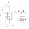Mexen Grid dekoratív fürdőszobai radiátor 870 x 360 mm, 209 W, fehér - W215-0870-360-00-20