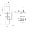 Mexen Grid dekoratív fürdőszobai radiátor 870 x 360 mm, 209 W, antracit - W215-0870-360-00-66