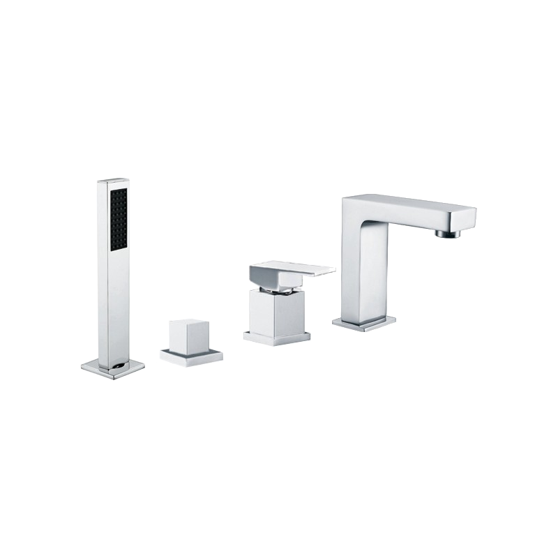 Mexen Cube baterie de baie, crom - 72932-00