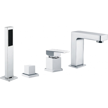 Mexen Cube baterie de baie, crom - 72932-00