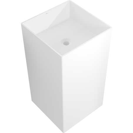 Mexen Xola-2 chiuvetă independentă din conglomerat 45 x 45 cm, alb mat - 26594500