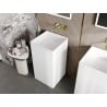 Mexen Xola-2 lavoar independent din conglomerat 45 x 45 cm, alb mat - 26594500