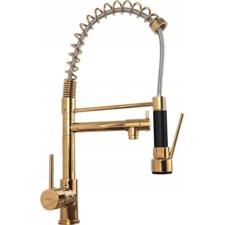 Mexen Corina baterie bucătărie, aurie - 670601-50