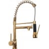 Mexen Corina baterie bucătărie, aurie - 670601-50