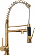 Mexen Corina baterie bucătărie, aurie - 670601-50