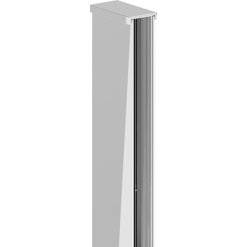 Mexen Uni-I1 fali csatlakozóprofil zuhanyfalhoz, 8 mm, króm - 800-00-01