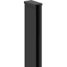 Mexen Uni-I1 profil de perete pentru paravan de duș de 8 mm, negru - 800-00-70