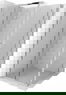 Mexen Apia cabină de duș glisantă 100 x 100 cm, transparentă, cromată - 840-100-100-01-00