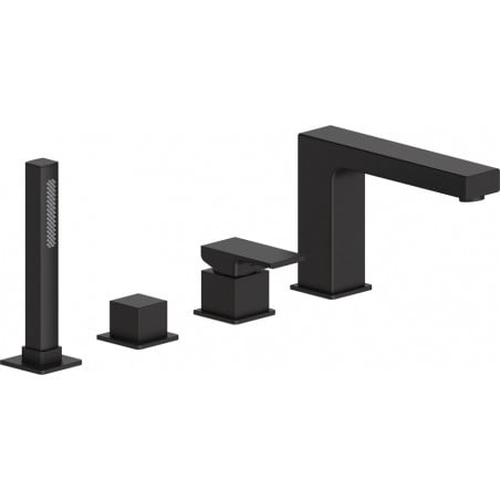 Mexen Cube kádtöltő csaptelep, fekete - 72932-70