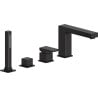 Mexen Cube baterie de baie, neagră - 72932-70