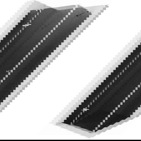 Mexen Roma nyíló zuhanykabin 100 x 100 cm, grafit, króm - 854-100-100-01-40